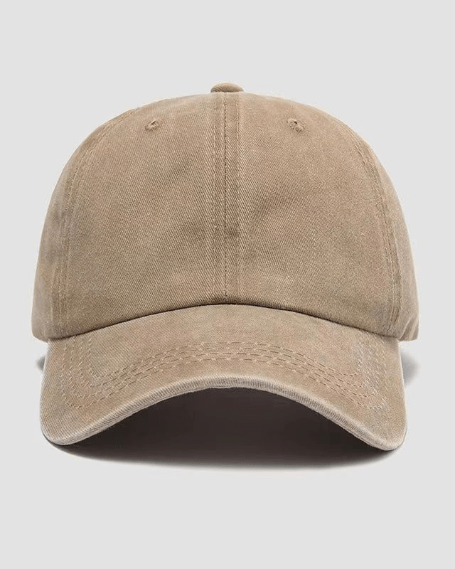 Solid color, unprinted, washed caps - Gymfit