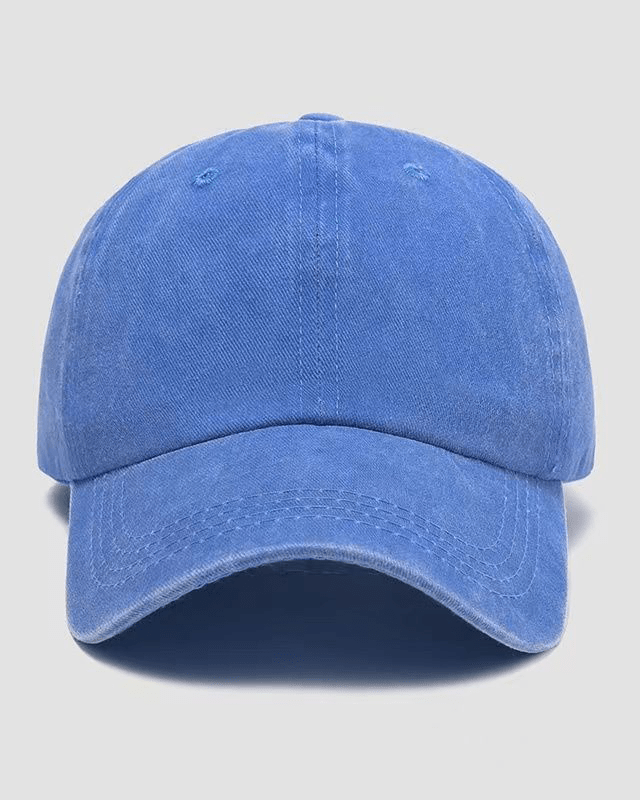 Solid colored, unprinted washed caps - Gymfit