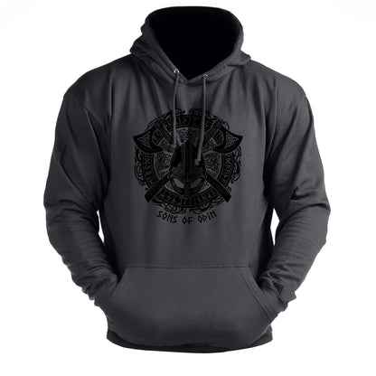 Sons Of Odin Helm - Sport Hoodie - Fitness Hoodie