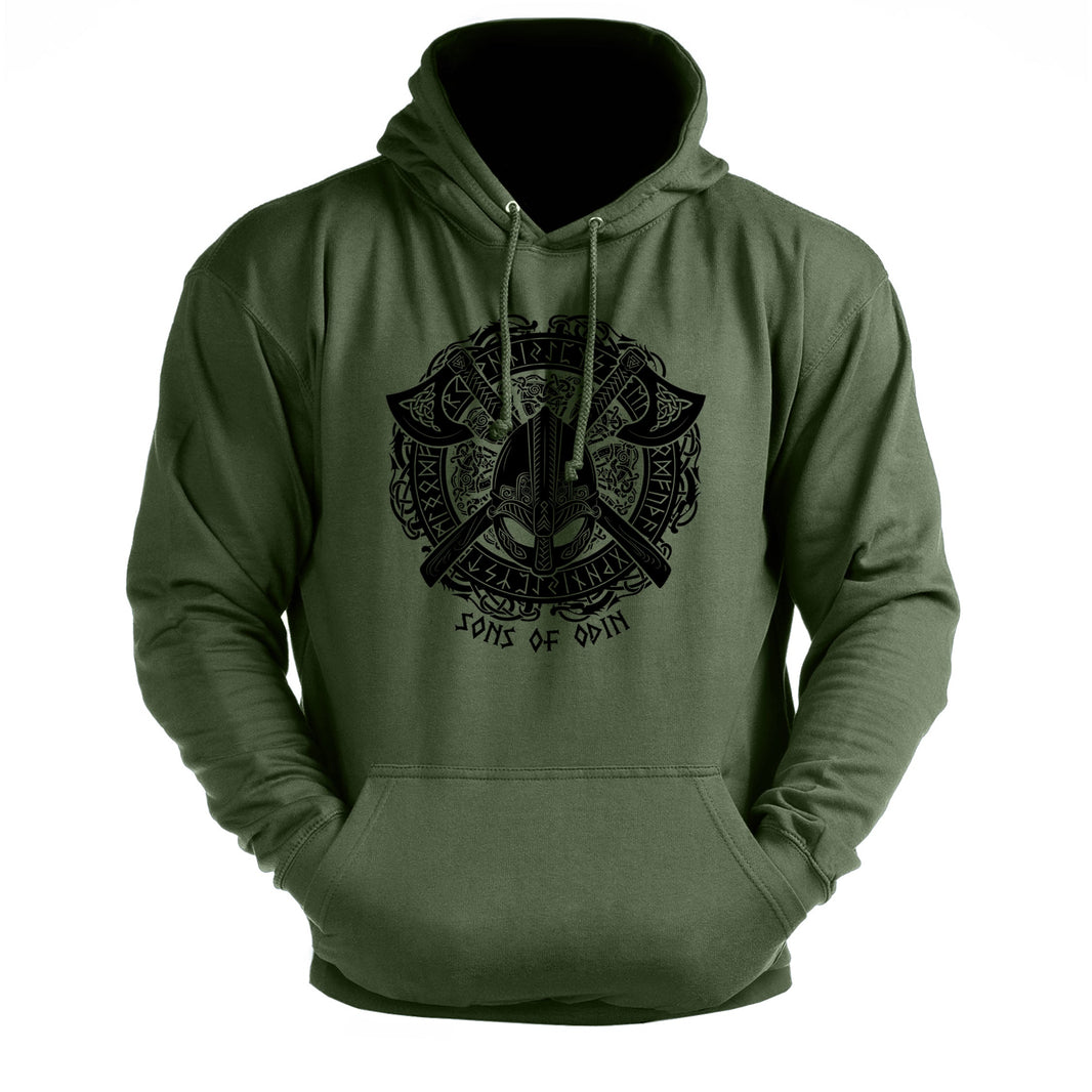Sons Of Odin Helm - Sport Hoodie - Fitness Hoodie