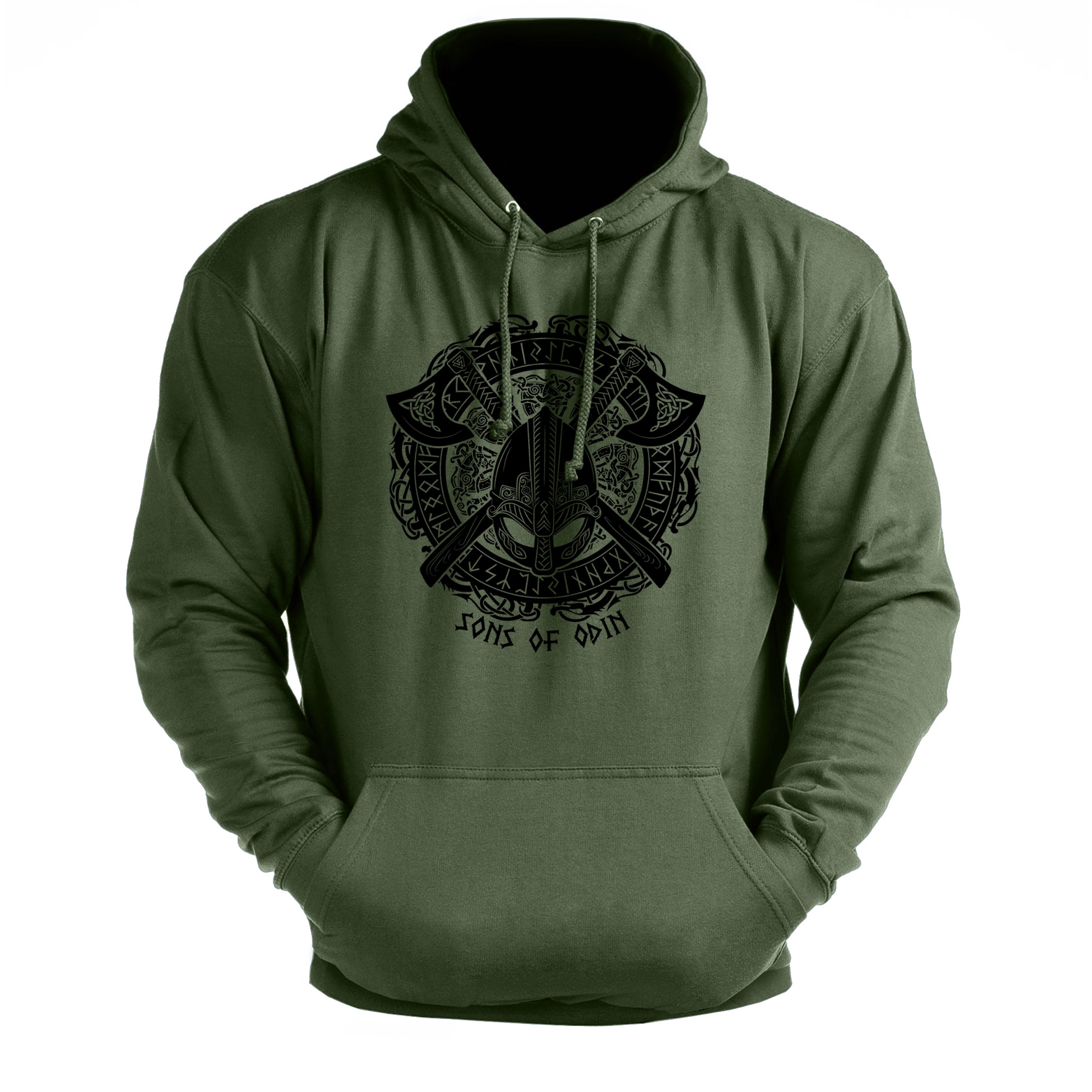 Sons Of Odin Helm - Sport Hoodie - Fitness Hoodie