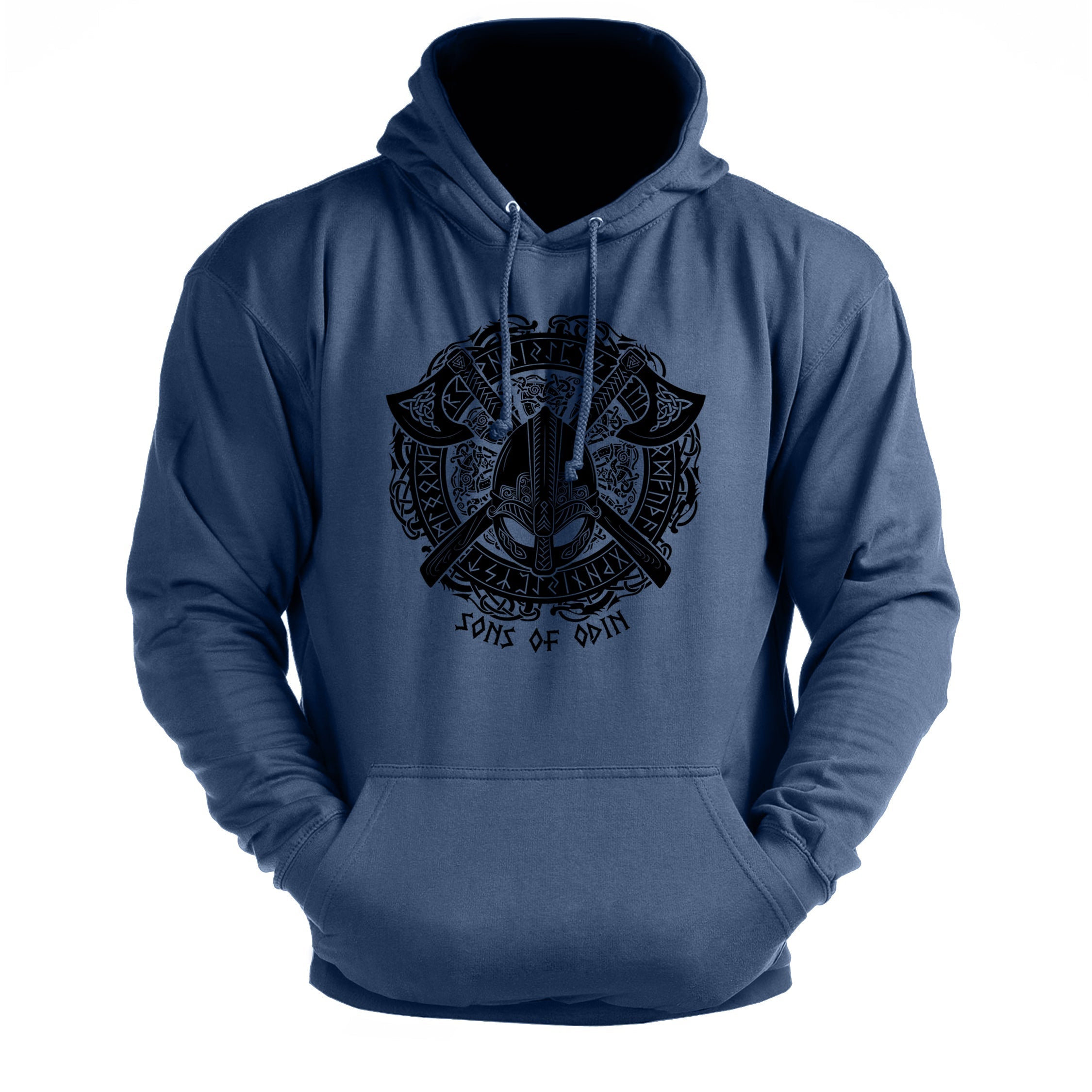 Sons Of Odin Helm - Sport Hoodie - Fitness Hoodie