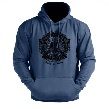Sons Of Odin Helm - Sport Hoodie - Fitness Hoodie