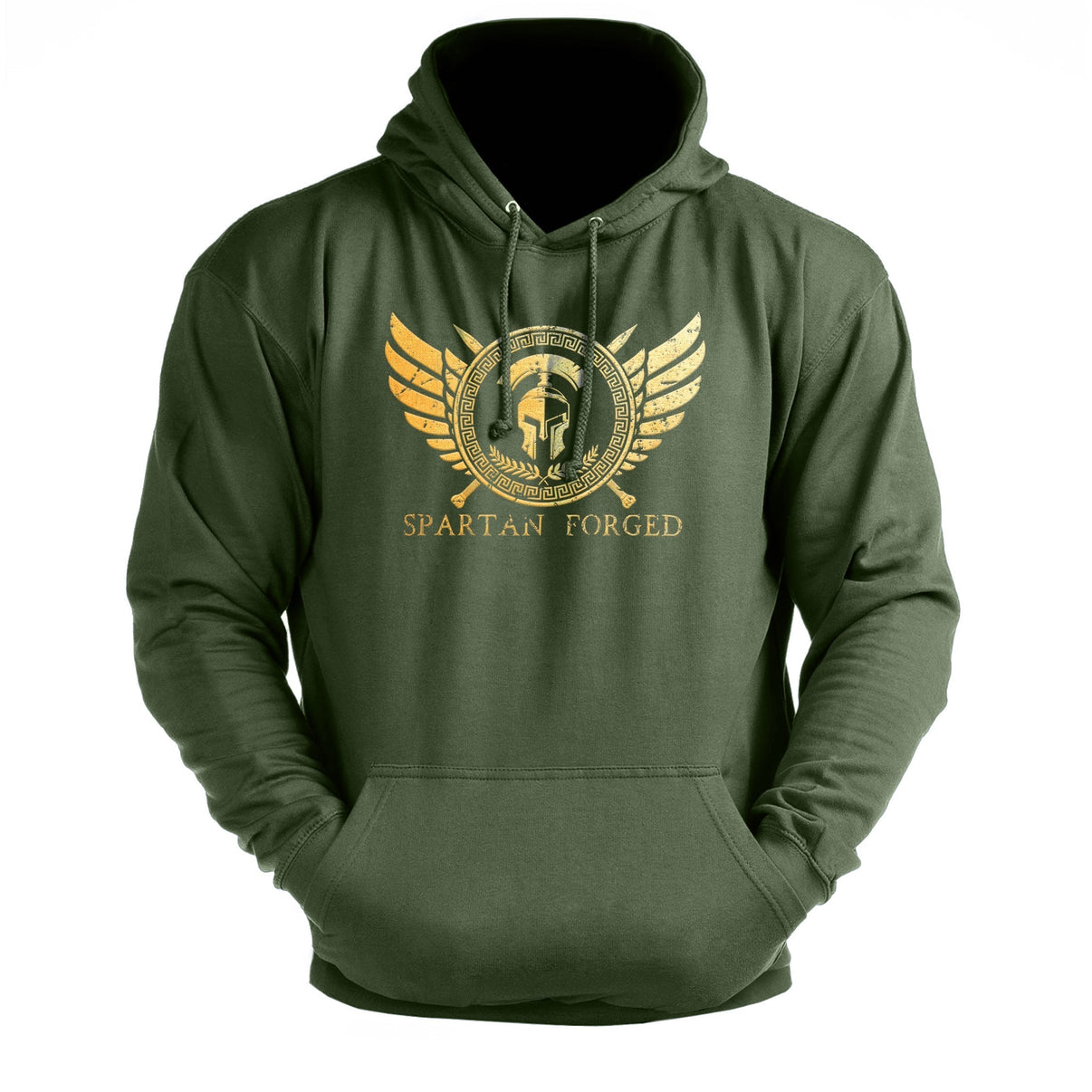 Spartan Forged Chest Emblem Gold - Sports Pullover - Gymfit