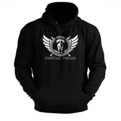 Spartan Forged Chest Emblem - Fitness Hoodie - Gymfit