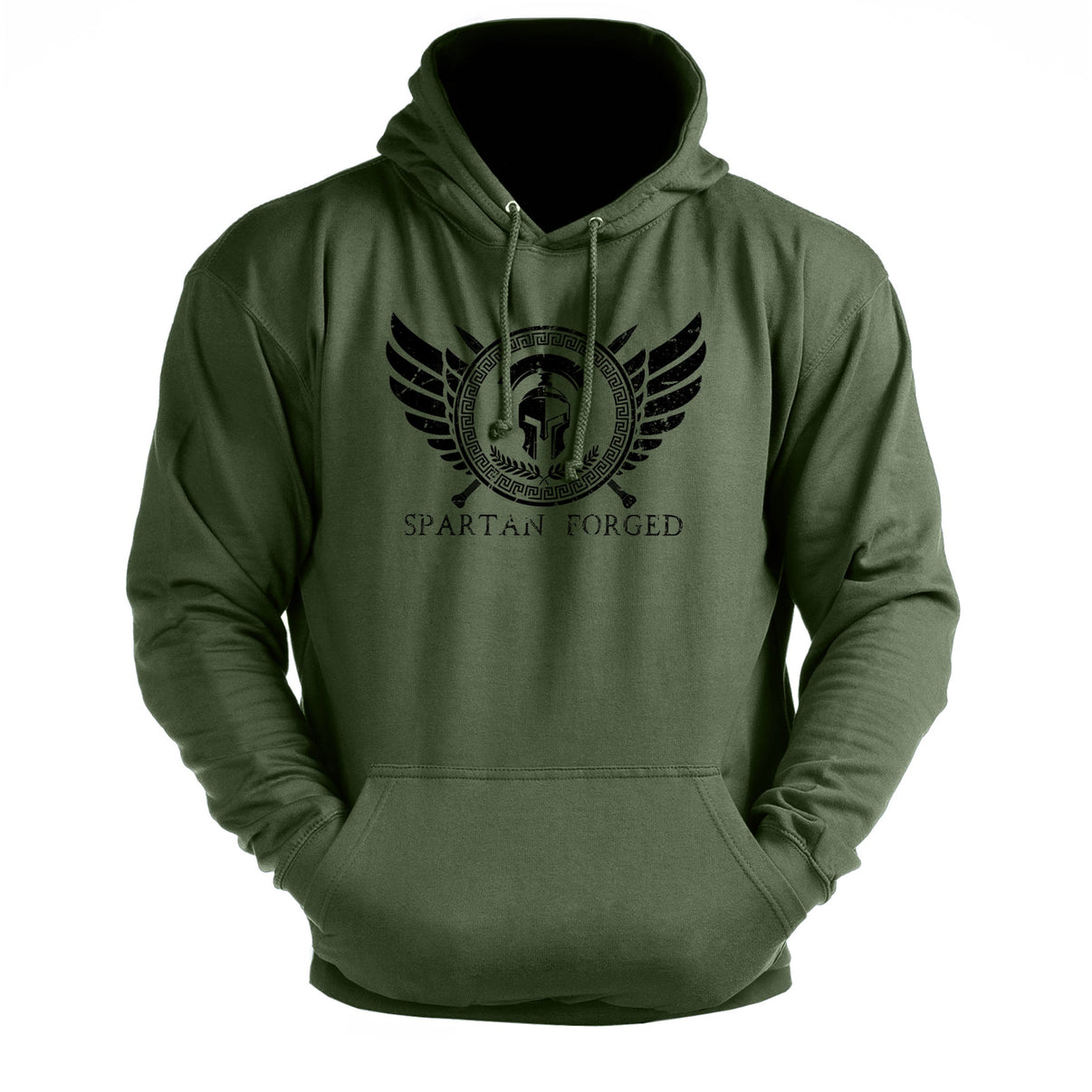 Spartan Forged Chest Emblem - Fitness Hoodie - Gymfit