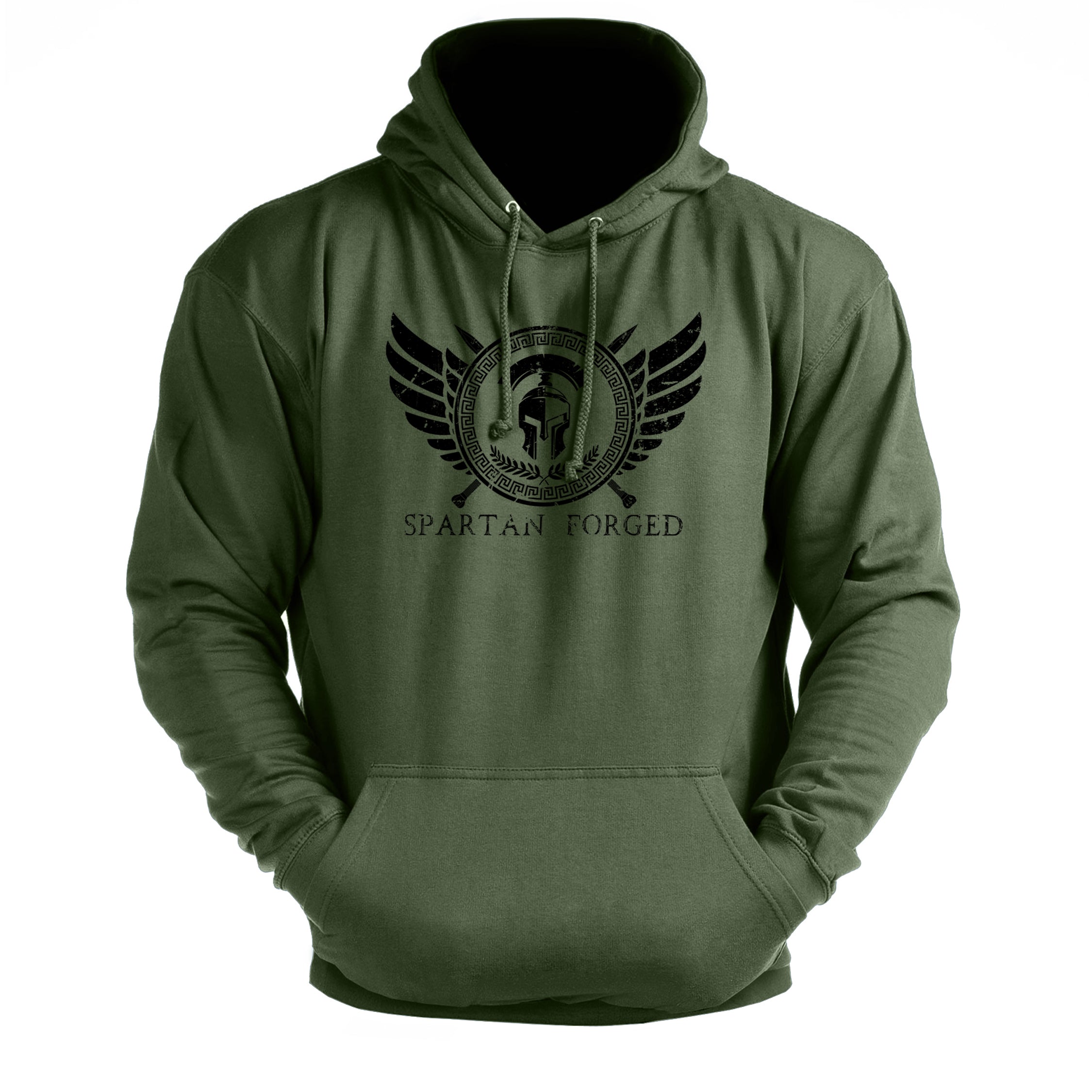 Spartan Forged Chest Emblem - Fitness Hoodie - Gymfit
