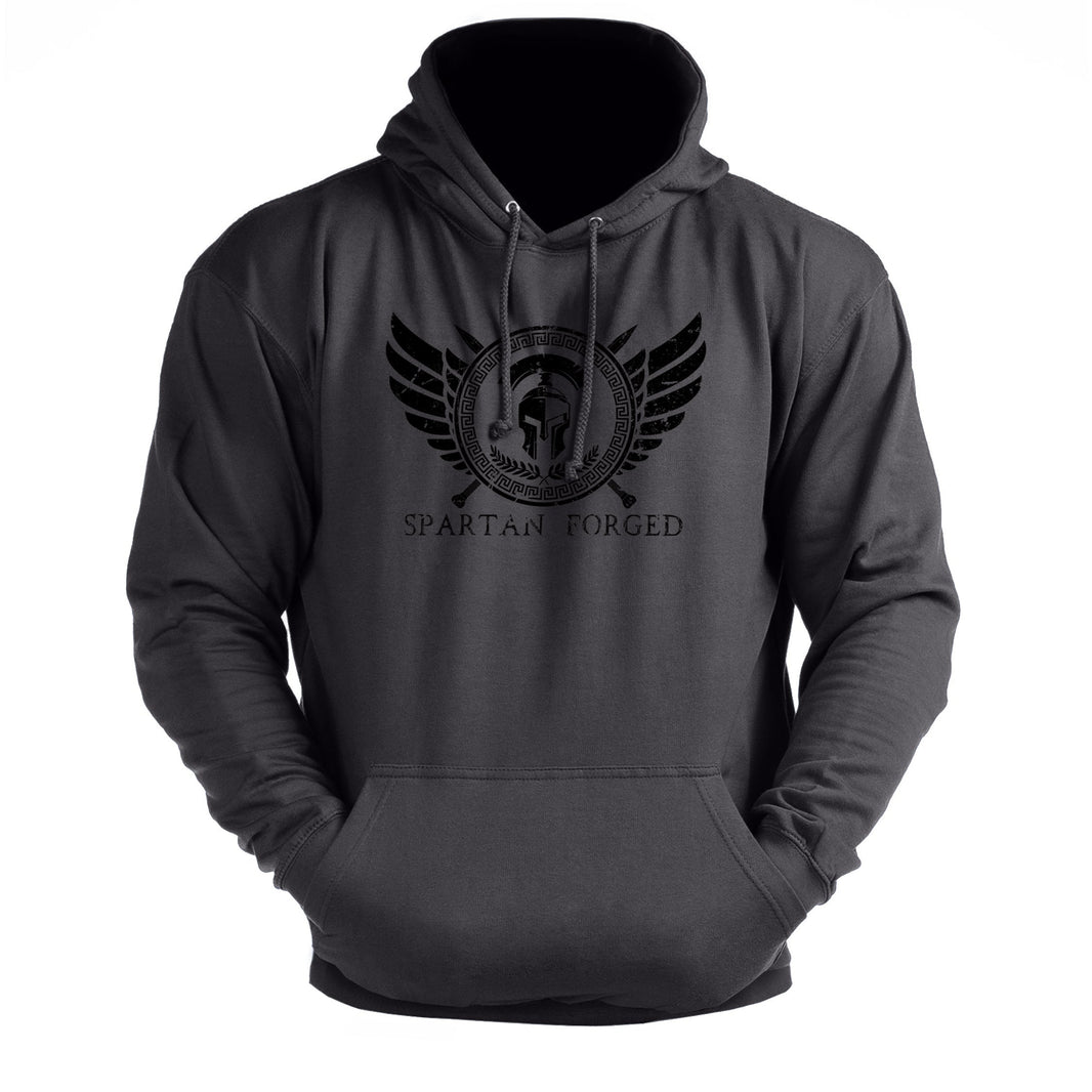 Spartan Forged Chest Emblem - Fitness Hoodie - Gymfit