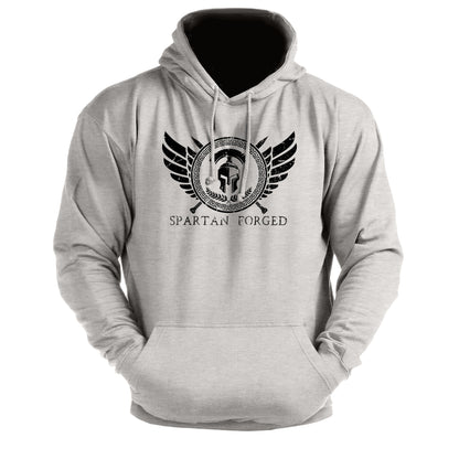 Spartan Forged Chest Emblem - Fitness Hoodie - Gymfit