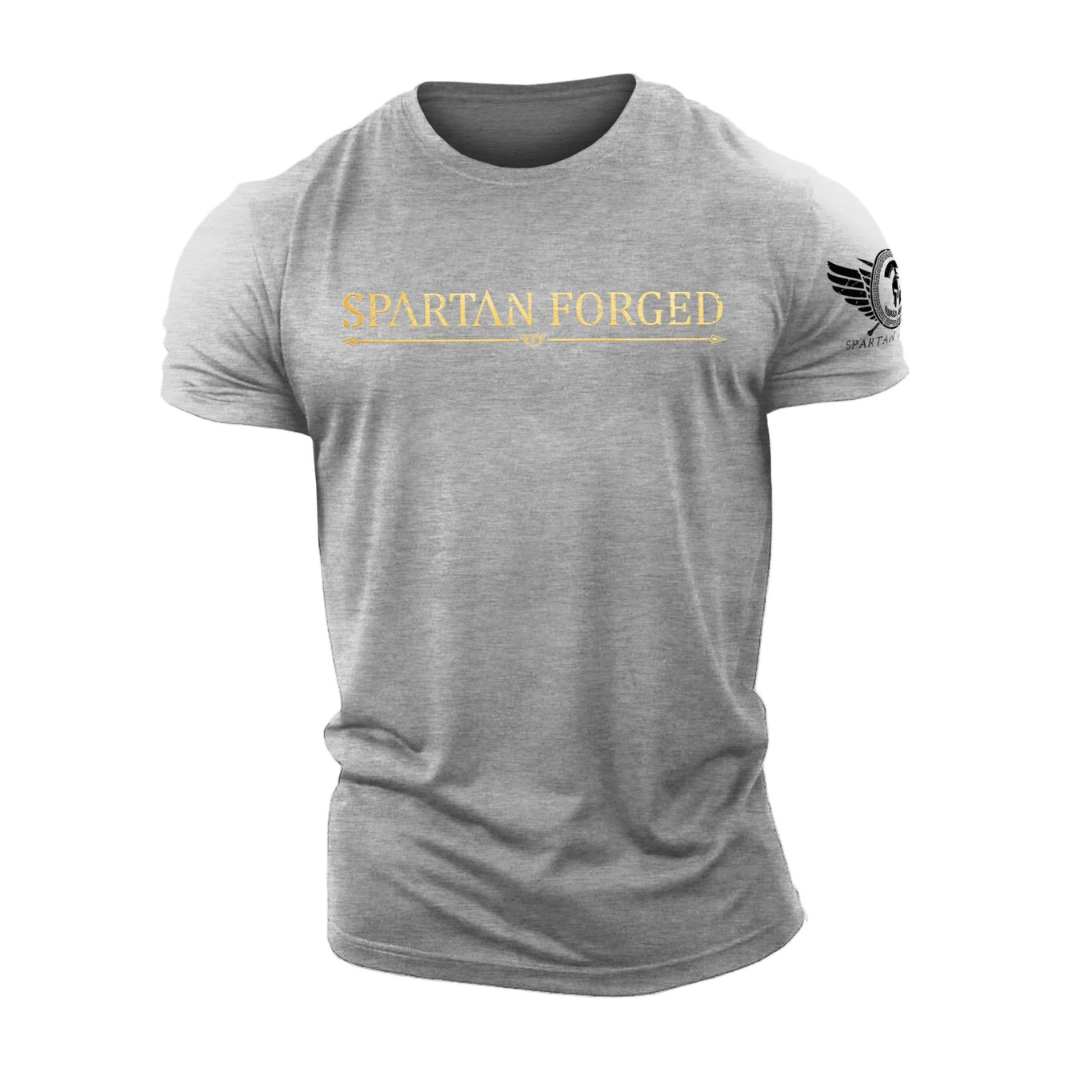 Spartan Forged Gold T-Shirt - Gymfit