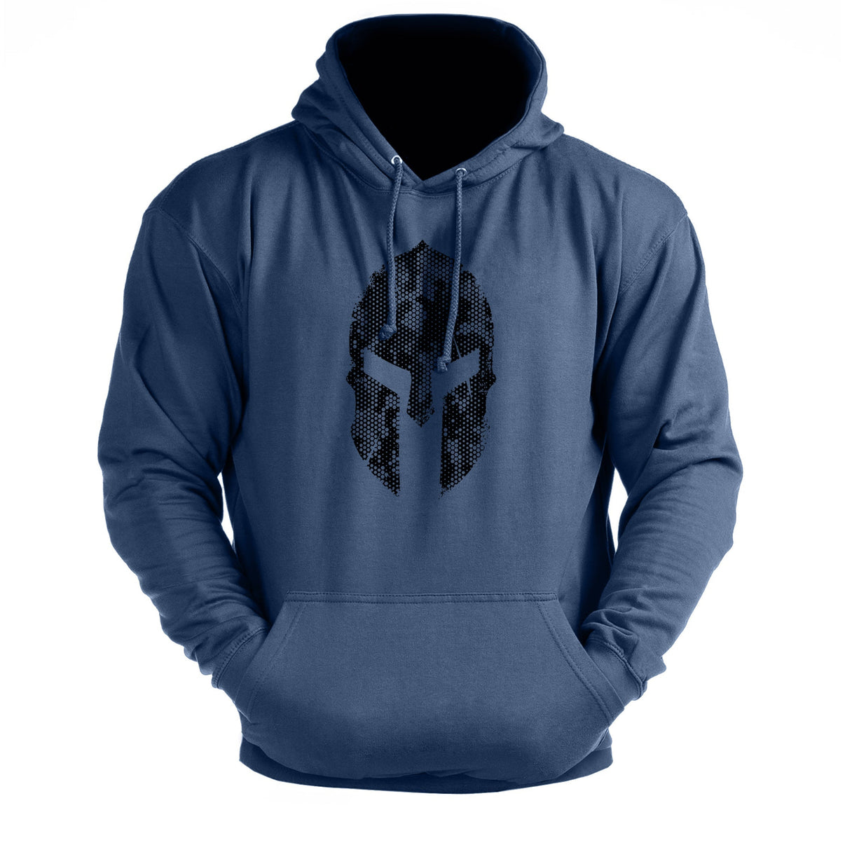 Spartan Helm Hex Camo - Training Hoodie - Gym Fit