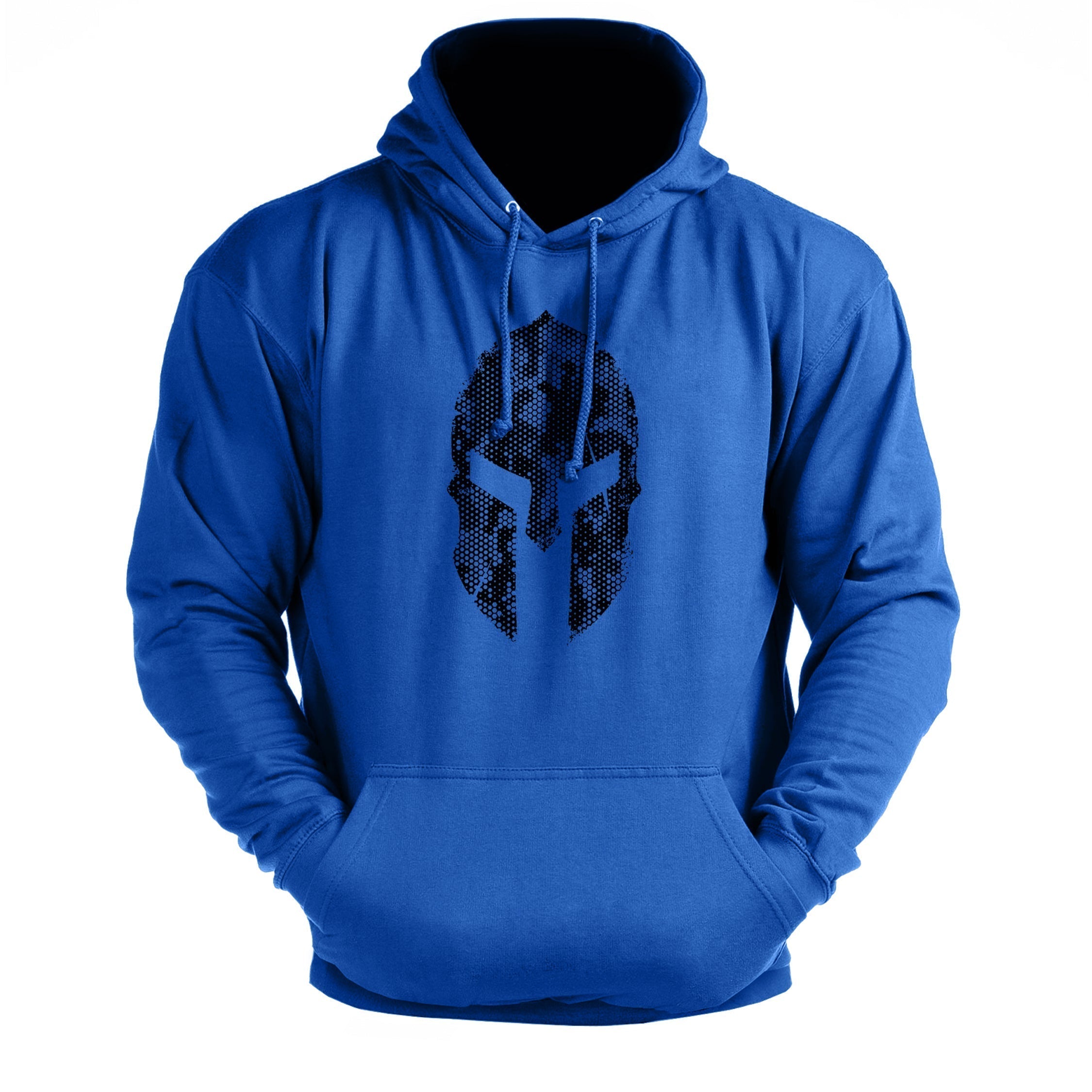 Spartan Helm Hex Camo - Training Hoodie - Gym Fit