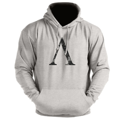 Spartan Symbol Hex Camouflage - Fitness Hoodie - Gymfit