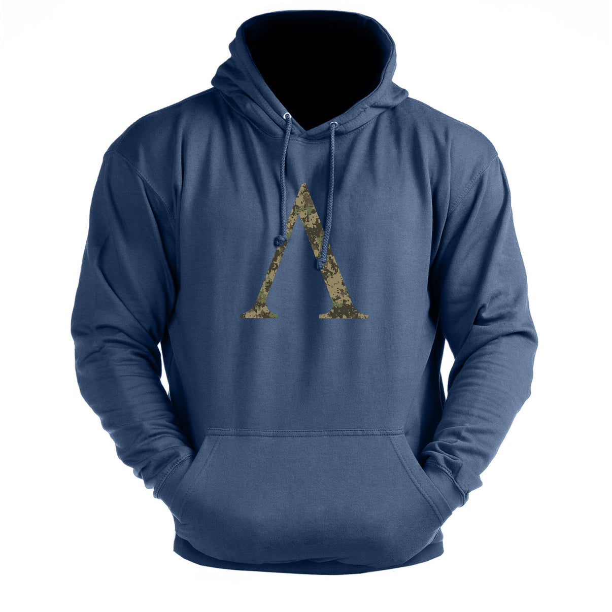 Spartan Symbol Woodland Camo - Fitness Hoodie - Gymfit