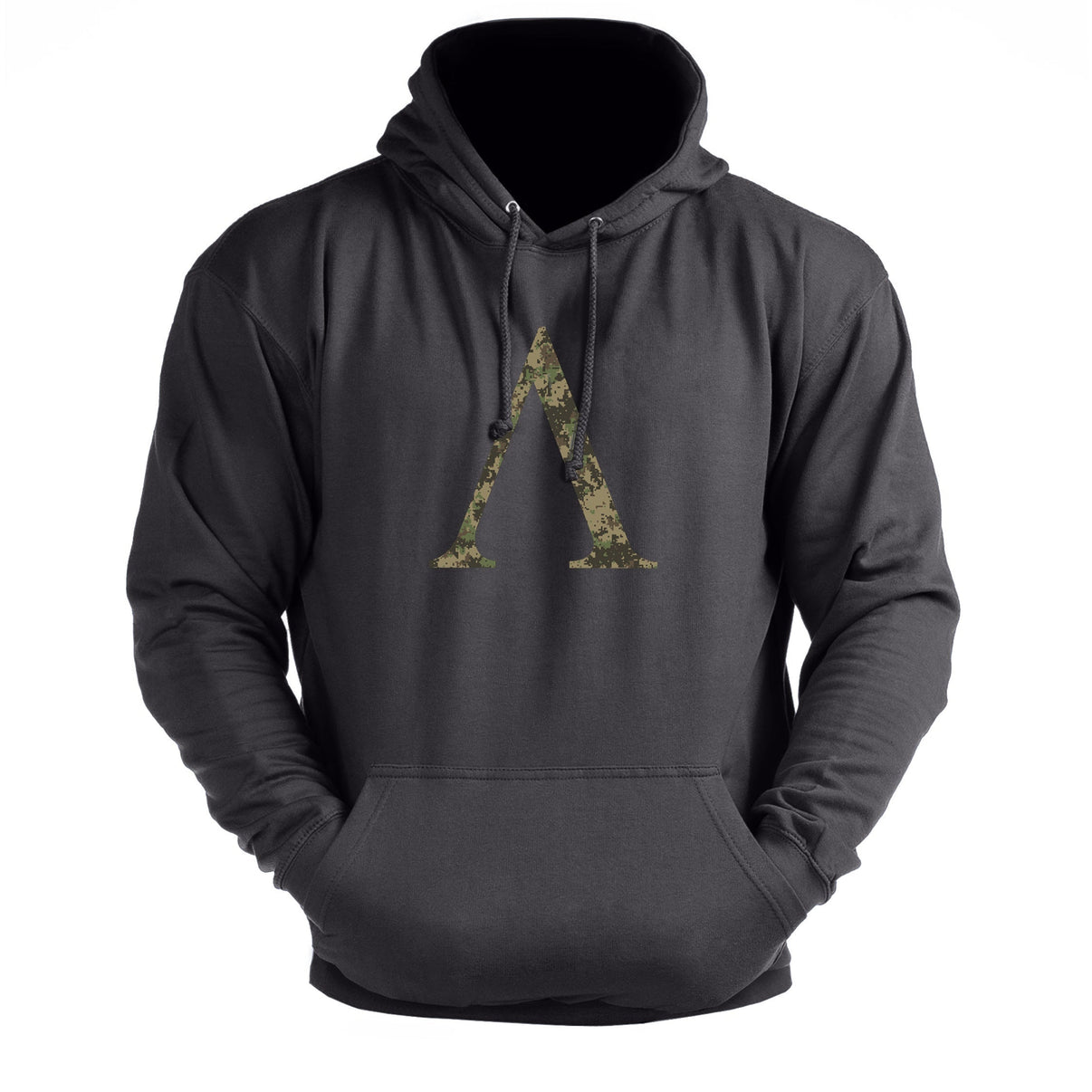 Spartan Symbol Woodland Camo - Fitness Hoodie - Gymfit