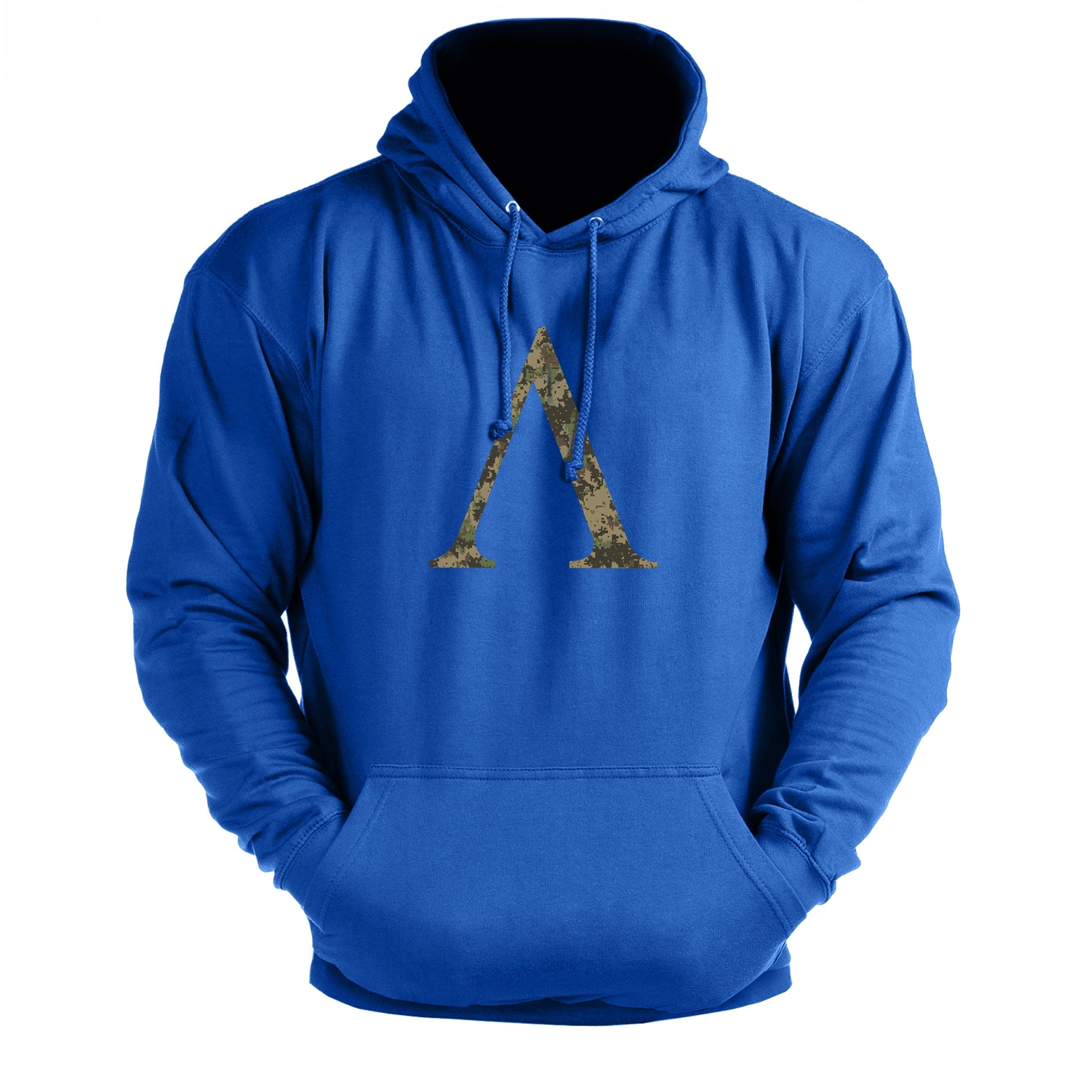 Spartan Symbol Woodland Camo - Fitness Hoodie - Gymfit