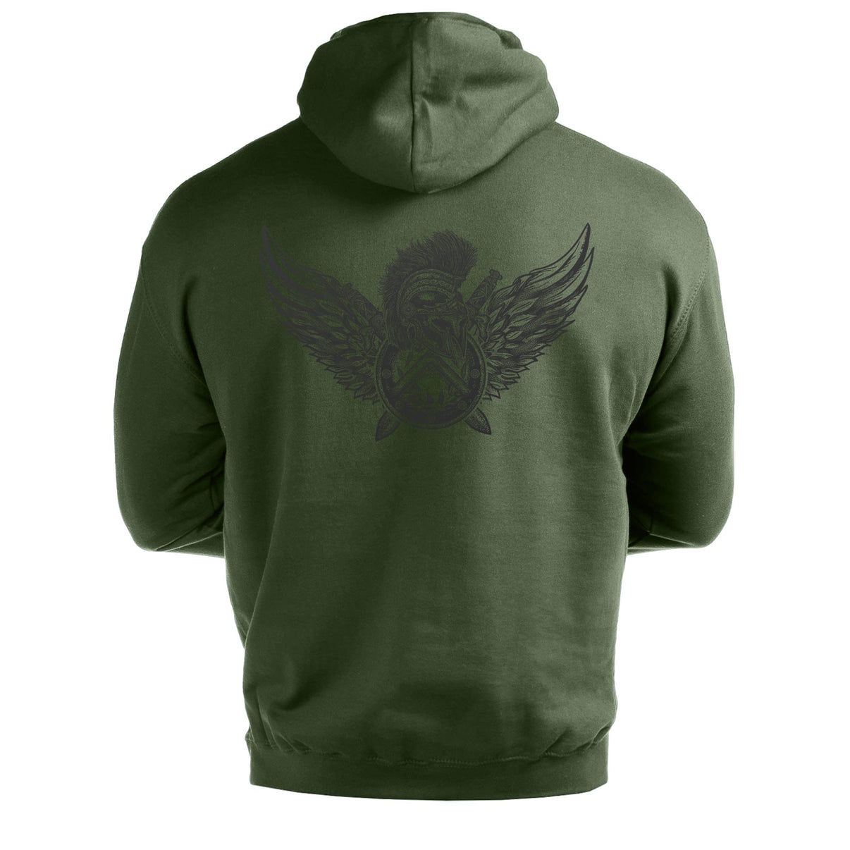 Spartan Wings - Spartan Forged - Training Hoodie - Gym Fit