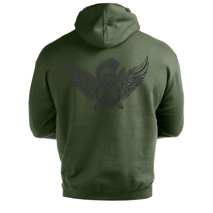 Spartan Wings - Spartan Forged - Training Hoodie - Gym Fit