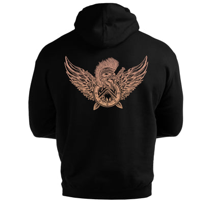 Spartan Wings - Spartan Forged - Training Hoodie - Gym Fit