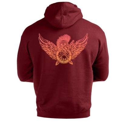Spartan Wings - Spartan Forged - Training Hoodie - Gym Fit