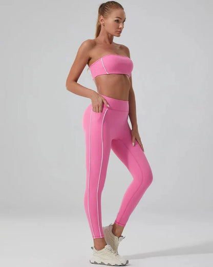 Stripe Seamless Leggings