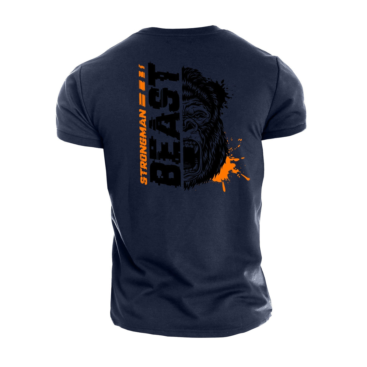 Strongman Beast Orange - Fitness T-Shirt - Gymfit