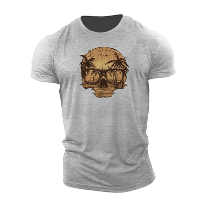 Sunset Skull T-Shirt - Gymfit