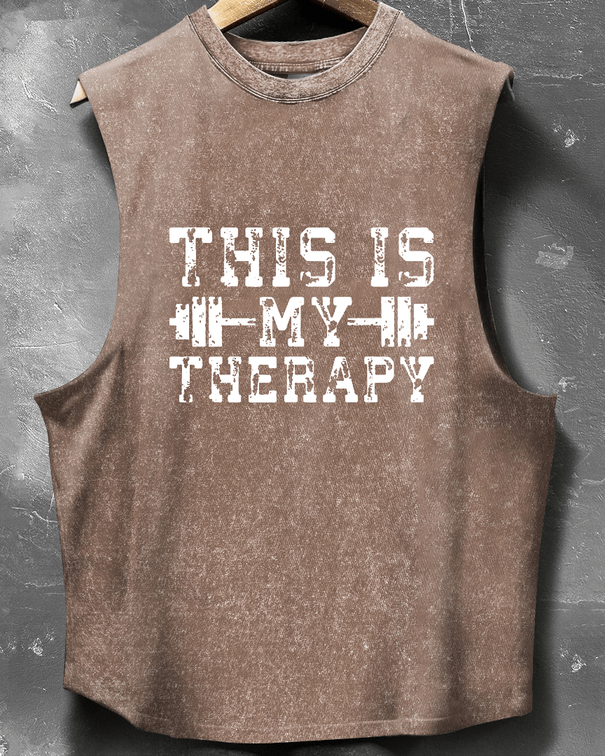 THIS IS MY THERAPY SLEEVELESS TOP - Gymfit