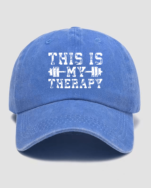 This Is My Therapy Washed Cap - Gymfit