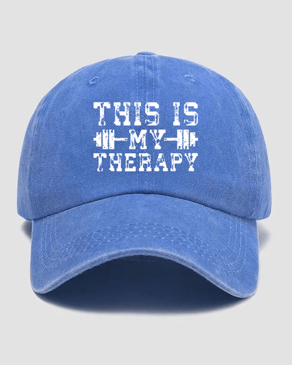 This Is My Therapy Washed Cap - Gymfit