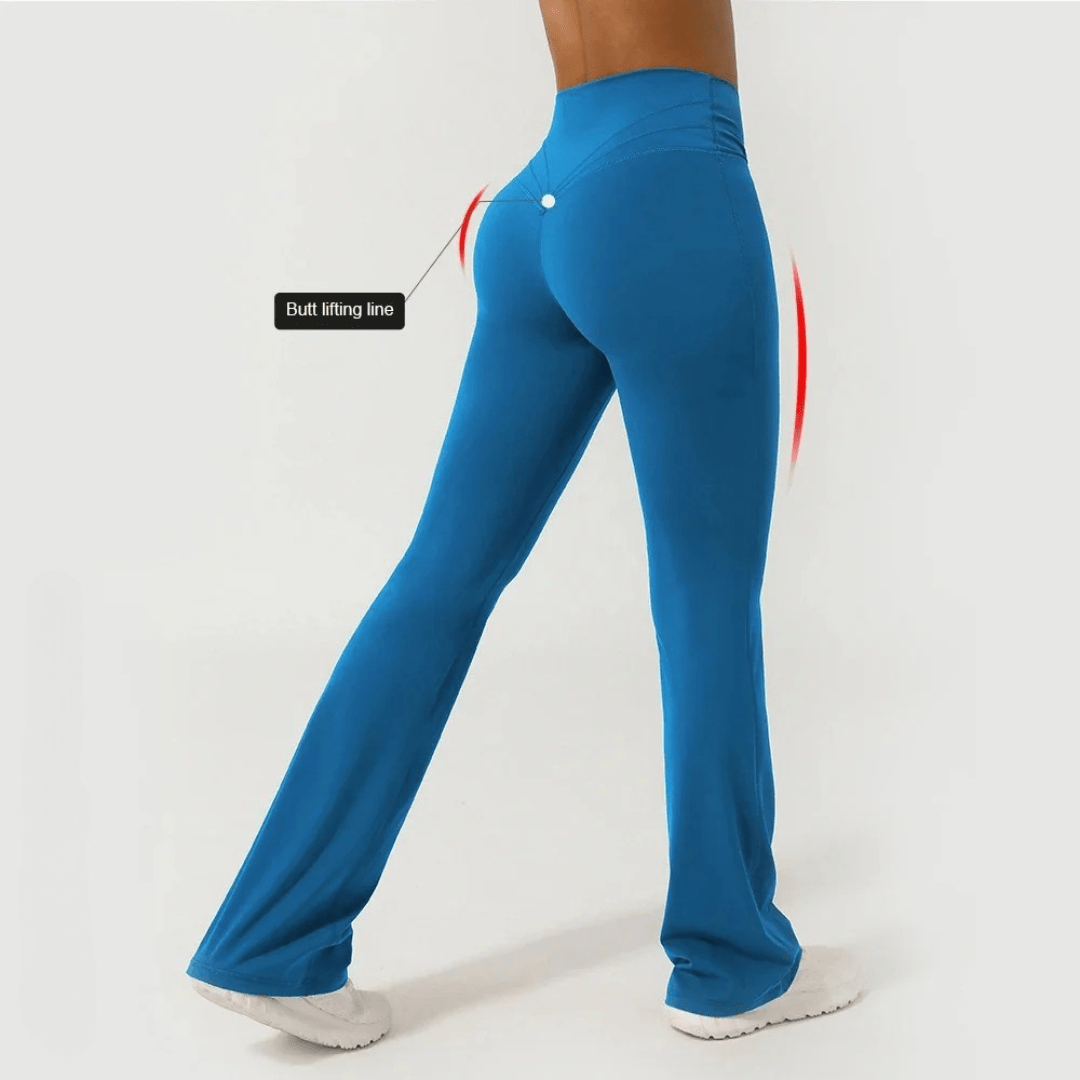 V - Cross front flare leggings - Gymfit