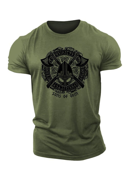 Viking Odin Axe T-Shirt - Gymfit