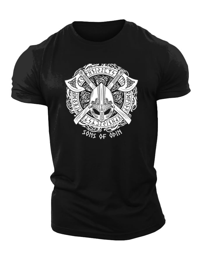Viking Odin Axe T-Shirt - Gymfit