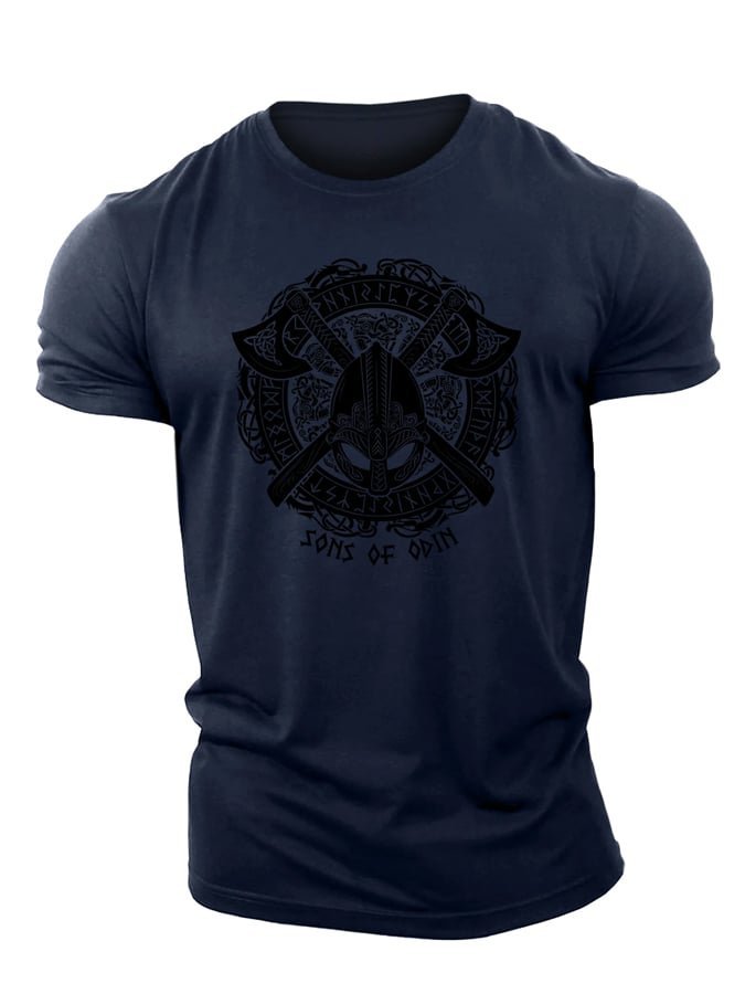Viking Odin Axe T-Shirt - Gymfit