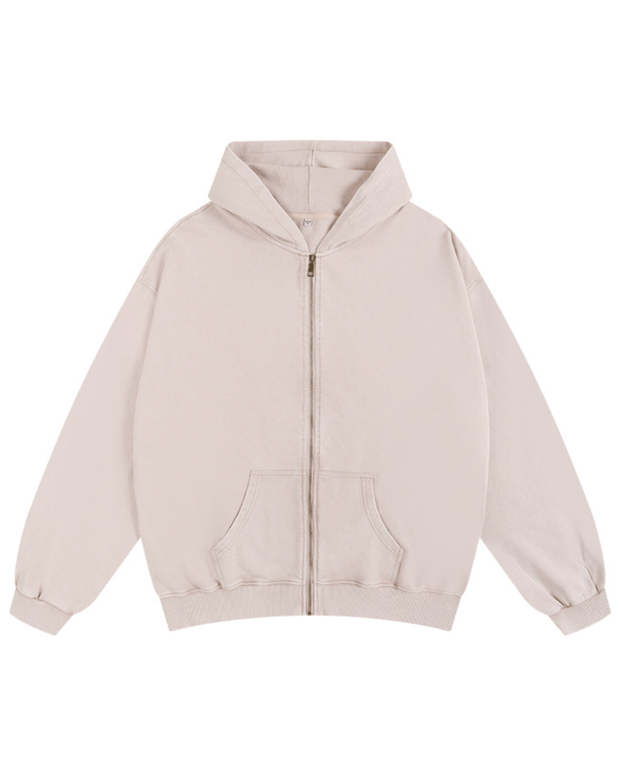Washed zipper hoodie - Gymfit