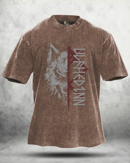WOLF RITUAL WASHED T-SHIRT