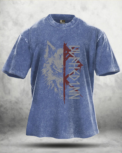 WOLF RITUAL WASHED T-SHIRT