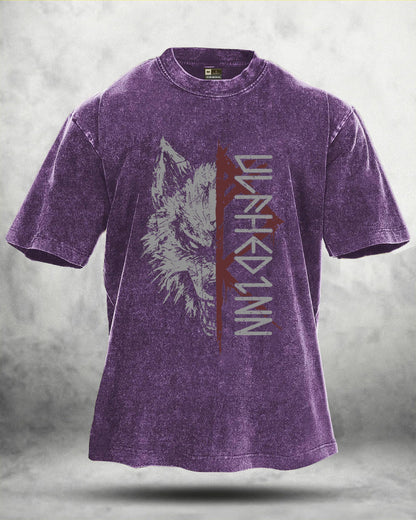 WOLF RITUAL WASHED T-SHIRT