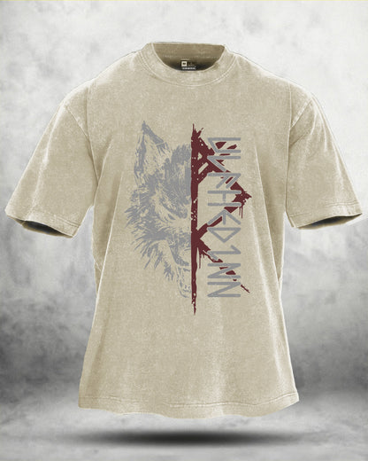 WOLF RITUAL WASHED T-SHIRT