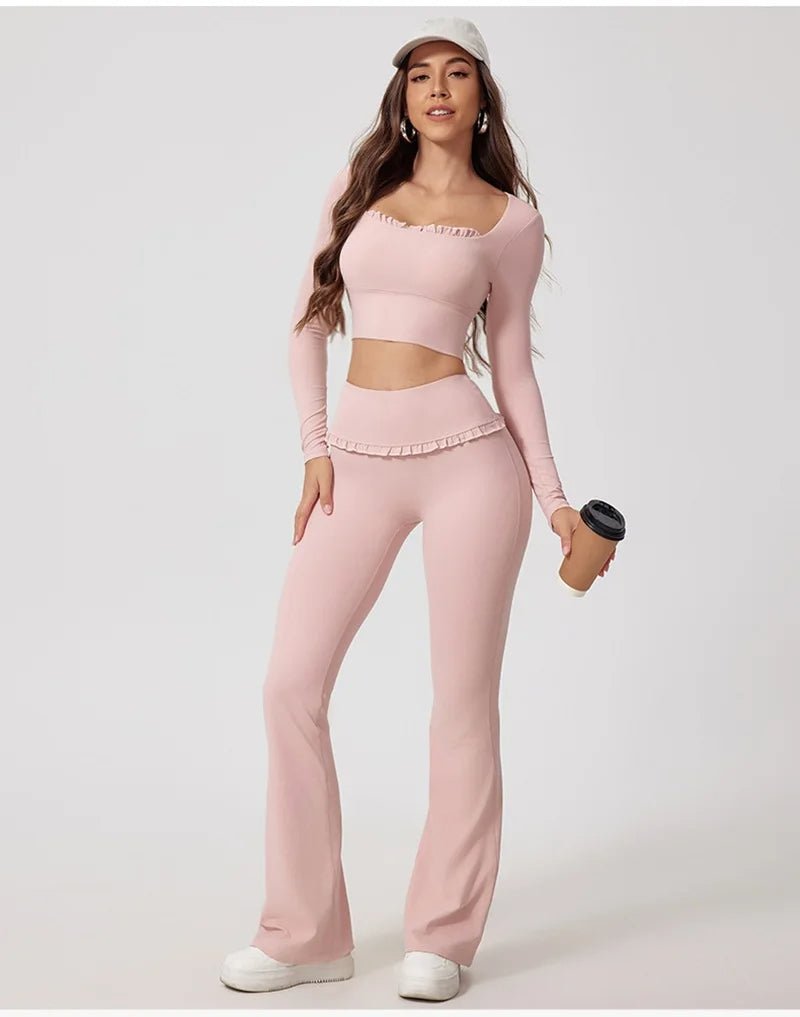 Yoga Fold Flaw Leggings - Gymfit