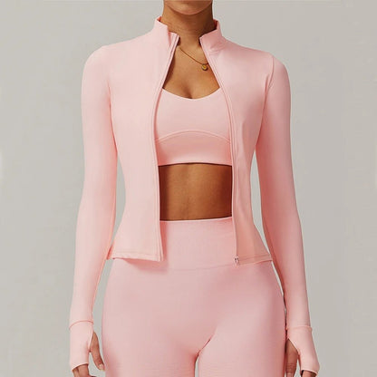 Yoga top with zipper - Gymfit