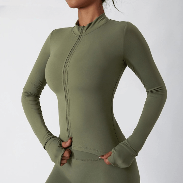 Yoga top with zipper - Gymfit