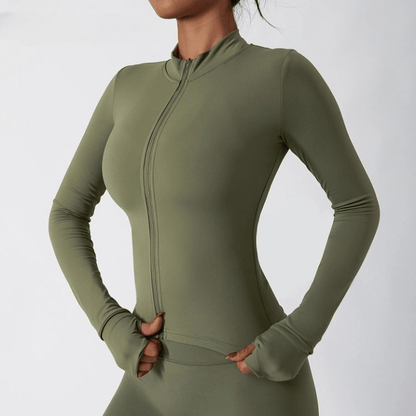 Yoga top with zipper - Gymfit