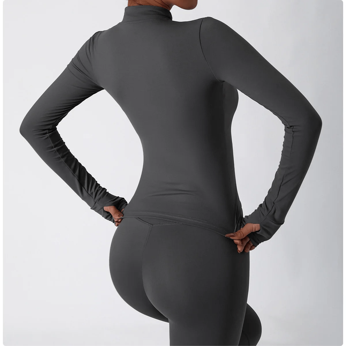 Yoga top with zipper - Gymfit
