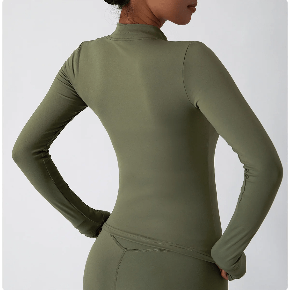 Yoga top with zipper - Gymfit
