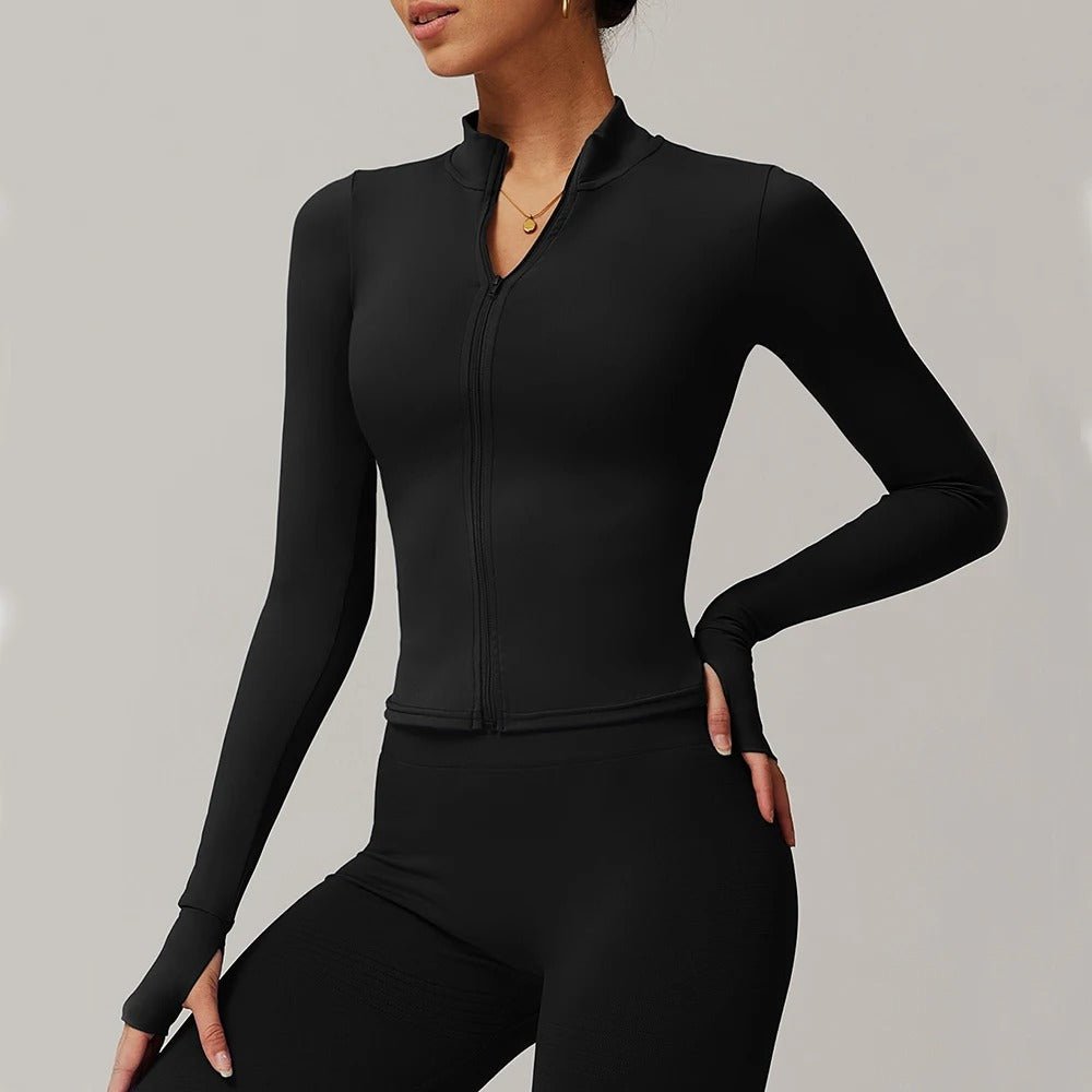 Yoga top with zipper - Gymfit