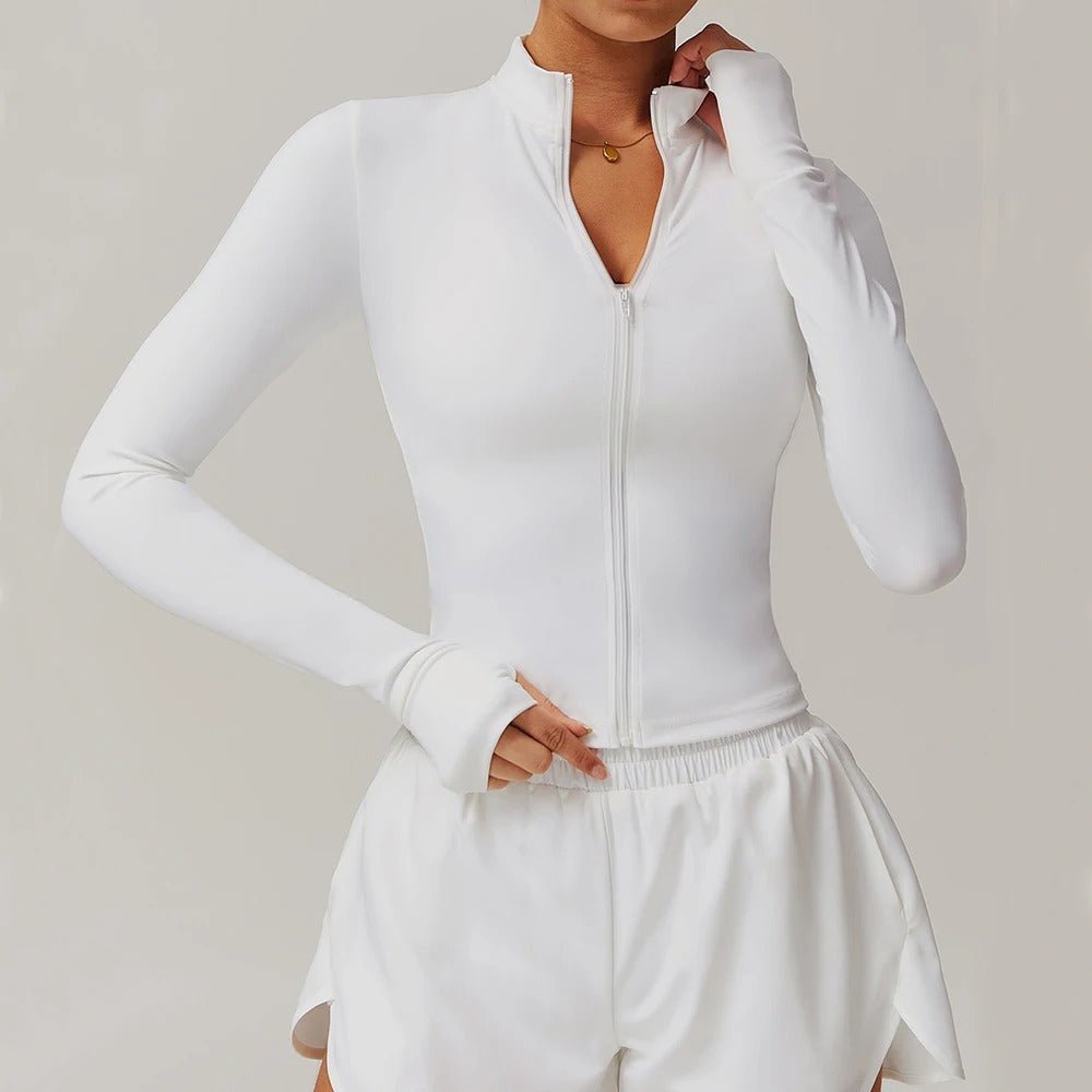 Yoga top with zipper - Gymfit
