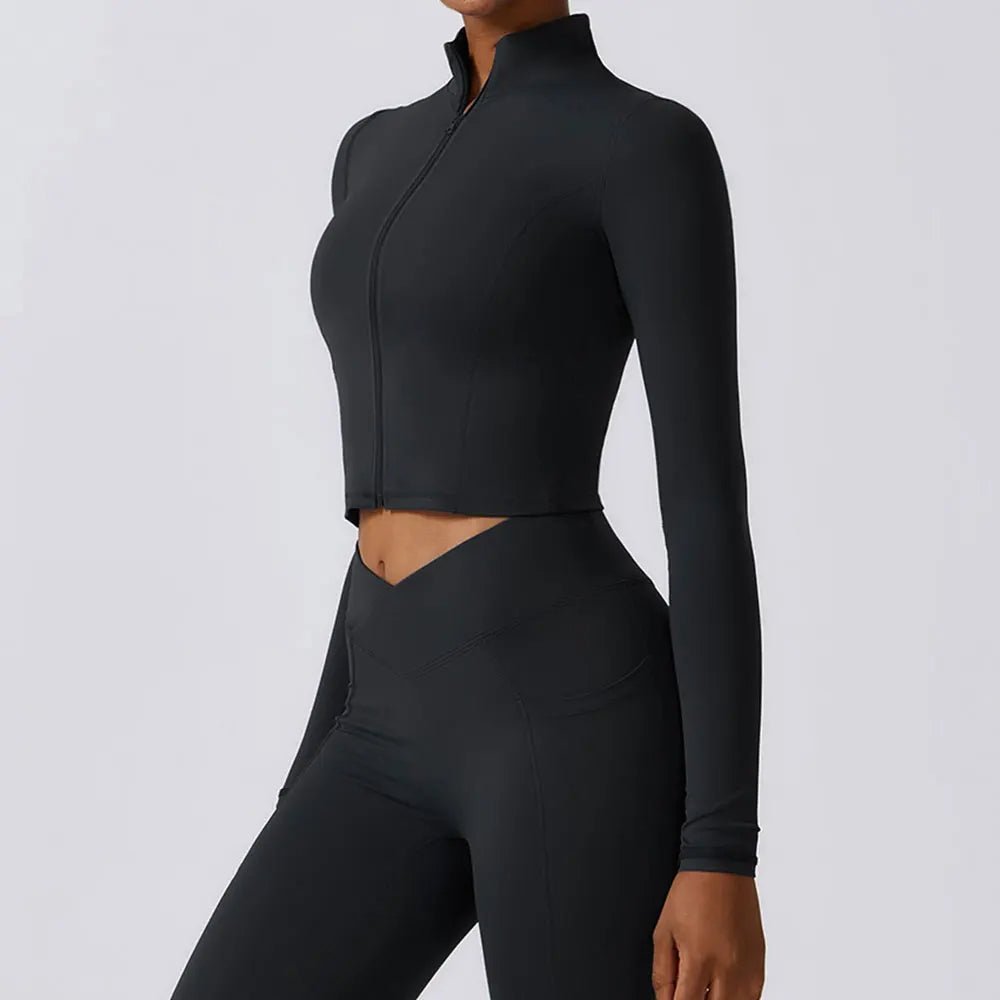 Zipper long-sleeve sweater - Gymfit